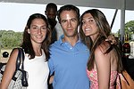 Starlite Berenson, Scott Stackman, and Brittany Gastineau  at the Mercedes Benz Polo Challenge on July 17, 2004 in Bridgehampton, N.Y.  photo by Rob Rich copyright 2004<br>516-676-3939 robwayne1@aol.com