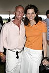  David Kirsch and Desiree Gruber  at the Mercedes Benz Polo Challenge on July 17, 2004 in Bridgehampton, N.Y.  photo by Rob Rich copyright 2004<br>516-676-3939 robwayne1@aol.com