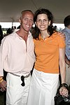  David Kirsch and Desiree Gruber  at the Mercedes Benz Polo Challenge on July 17, 2004 in Bridgehampton, N.Y.  photo by Rob Rich copyright 2004<br>516-676-3939 robwayne1@aol.com
