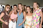 Fabiola Bracasa, Monica Reese, Courtney Houghton, Michelle Smith, and Anne Lise Peterson  at the Mercedes Benz Polo Challenge on July 17, 2004 in Bridgehampton, N.Y.  photo by Rob Rich copyright 2004<br>516-676-3939 robwayne1@aol.com