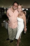 Ed 'Jean Luc' Kleefield and Emily Connor at the Mercedes Benz Polo Challenge on July 17, 2004 in Bridgehampton, N.Y.  photo by Rob Rich copyright 2004<br>516-676-3939 robwayne1@aol.com