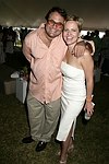 Ed 'Jean Luc' Kleefield and Emily Connor  at the Mercedes Benz Polo Challenge on July 17, 2004 in Bridgehampton, N.Y.  photo by Rob Rich copyright 2004<br>516-676-3939 robwayne1@aol.com