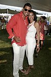 Al Reynolds and Jaci Reed at the Mercedes Benz Polo Challenge on July 17, 2004 in Bridgehampton, N.Y.  photo by Rob Rich copyright 2004<br>516-676-3939 robwayne1@aol.com