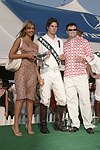  Jessica Alba, Tomas Franco, and Richard Sitomer at the Mercedes Benz Polo Challenge on July 17, 2004 in Bridgehampton, N.Y.  photo by Rob Rich copyright 2004<br>516-676-3939 robwayne1@aol.com