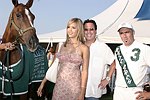 Jessica Alba , Dr. Howard Sobel, and Facundo Pierres at the Mercedes Benz Polo Challenge on July 17, 2004 in Bridgehampton, N.Y.  photo by Rob Rich copyright 2004<br>516-676-3939 robwayne1@aol.com