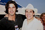 Nacho Figueras and R. Couri Hay at the Mercedes Benz Polo Challenge on July 17, 2004 in Bridgehampton, N.Y.  photo by Rob Rich copyright 2004<br>516-676-3939 robwayne1@aol.com