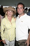 Ann and Chris Barrish at the Mercedes Benz Polo Challenge on July 17, 2004 in Bridgehampton, N.Y.  photo by Rob Rich copyright 2004<br>516-676-3939 robwayne1@aol.com