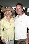 Ann and Chris Barrish at the Mercedes Benz Polo Challenge on July 17, 2004 in Bridgehampton, N.Y.  photo by Rob Rich copyright 2004<br>516-676-3939 robwayne1@aol.com