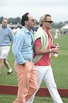 Andrew Saffir and Daniel Benedict  at the Mercedes Benz Polo Challenge on 7-24-04 in Bridgehamton, N.Y.  photo by Rob Rich copyright 2004<br>516-676-3939  robwayne1@aol.com