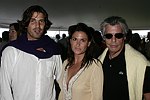 Nacho Figueroa,Jemilah Afshar,and Neil Hirsch  at the Mercedes Benz Polo Challenge on 7-24-04 in Bridgehamton, N.Y.  photo by Rob Rich copyright 2004<br>516-676-3939  robwayne1@aol.com