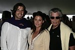 Nacho Figueroa,Jemilah Afshar,and Neil Hirsch  at the Mercedes Benz Polo Challenge on 7-24-04 in Bridgehamton, N.Y.  photo by Rob Rich copyright 2004<br>516-676-3939  robwayne1@aol.com
