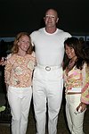 Ann Marie Beli, Mr. Clean, and Candice Ku at the Mercedes Benz Polo Challenge on 8-21-04.  <br>photo by Rob Rich copyright 2004 516-676-3939  robwayne1@aol.com
