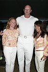Ann Marie Beli, Mr. Clean, and Candice Ku at the Mercedes Benz Polo Challenge on 8-21-04.  <br>photo by Rob Rich copyright 2004 516-676-3939  robwayne1@aol.com