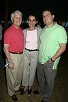 Bill, Jane, and Gregg Beinin at the Mercedes Benz Polo Challenge on 8-21-04.  <br>photo by Rob Rich copyright 2004 516-676-3939  robwayne1@aol.com