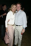 Jacqueline and Fred Stahl at the Mercedes Benz Polo Challenge on 8-21-04.  <br>photo by Rob Rich copyright 2004 516-676-3939  robwayne1@aol.com
