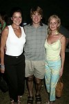 Patti Sharkey, Steve Landa, and Caroline Tyree at the Mercedes Benz Polo Challenge on 8-21-04.  <br>photo by Rob Rich copyright 2004 516-676-3939  robwayne1@aol.com