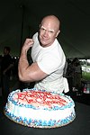Celebrating his birthday  at the Mercedes Benz Polo Challenge on 8-21-04.  <br>photo by Rob Rich copyright 2004 516-676-3939  robwayne1@aol.com