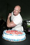 Celebrating his birthday  at the Mercedes Benz Polo Challenge on 8-21-04.  <br>photo by Rob Rich copyright 2004 516-676-3939  robwayne1@aol.com