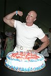 Celebrating his birthday  at the Mercedes Benz Polo Challenge on 8-21-04.  <br>photo by Rob Rich copyright 2004 516-676-3939  robwayne1@aol.com