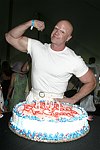 Celebrating his birthday  at the Mercedes Benz Polo Challenge on 8-21-04.  <br>photo by Rob Rich copyright 2004 516-676-3939  robwayne1@aol.com