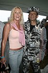 Edie Kirk and  Shail Upadhya at the Mercedes Benz Polo Challenge on 8-21-04.  <br>photo by Rob Rich copyright 2004 516-676-3939  robwayne1@aol.com