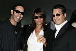Aldo Belkovar, Paola Frangioni, and Davide Pinzuti   at the Mercedes Benz Polo Challenge on Bridgehamtpon, N.Y. on 8-7-04.<br>photo by Rob Rich copyright 2004<br>516-676-3939<br>robwayne1@aol.com