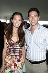 Olivia Chantecaille and Eric Villency  at the Mercedes Benz Polo Challenge on Bridgehamtpon, N.Y. on 8-7-04.<br>photo by Rob Rich copyright 2004<br>516-676-3939<br>robwayne1@aol.com