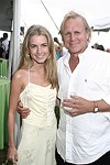 Amanda Hearst and Gary Swanson  at the Mercedes Benz Polo Challenge on Bridgehamtpon, N.Y. on 8-7-04.<br>photo by Rob Rich copyright 2004<br>516-676-3939<br>robwayne1@aol.com