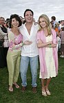 Pamela Fiore, Dr. Howard Sobel, and Amanda Hearst   at the Mercedes Benz Polo Challenge on Bridgehamtpon, N.Y. on 8-7-04.<br>photo by Rob Rich copyright 2004<br>516-676-3939<br>robwayne1@aol.com