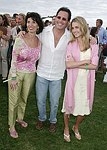 Pamela Fiore, Dr. Howard Sobel, and Amanda Hearst   at the Mercedes Benz Polo Challenge on Bridgehamtpon, N.Y. on 8-7-04.<br>photo by Rob Rich copyright 2004<br>516-676-3939<br>robwayne1@aol.com