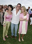 Pamela Fiore, Dr. Howard Sobel, and Amanda Hearst   at the Mercedes Benz Polo Challenge on Bridgehamtpon, N.Y. on 8-7-04.<br>photo by Rob Rich copyright 2004<br>516-676-3939<br>robwayne1@aol.com