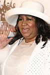 Aretha Franklin at the Sean P. Diddy Coombs  annual White Party on July 4, 2004at the Sony Playstation 2 Estate in Bridgehampton, N.Y.  (Photo by Rob Rich/Everett Collection)