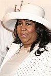 Aretha Franklin at the Sean P. Diddy Coombs  annual White Party on July 4, 2004at the Sony Playstation 2 Estate in Bridgehampton, N.Y.  (Photo by Rob Rich/Everett Collection)