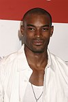 Male model Tyson Beckford at the Sean P. Diddy Coombs  annual White Party on July 4, 2004at the Sony Playstation 2 Estate in Bridgehampton, N.Y.  (Photo by Rob Rich/Everett Collection)