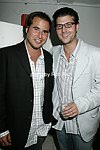 NEW YORK - MAY29: Promotional Director of  Resort Josh Sagman with owner Frank Cilione at the Phat Farm &quotDiva&quot party at Resort nightclub  on May 29, 2004 in Easthampton, New York. <br>  (Photo by Rob Rich )