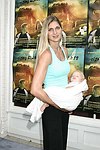 Gabrielle Reece with daughter Reece Viola Hamilton  at the RIDING GIANTS movie premiere on July 2, 2004 at the Southampton Cinema in Southampton, N.Y.<br>photo by Rob Rich copyright 2004 516-676-3939 robwayne1@aol.com
