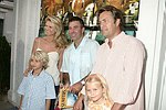 Jack Cook, Christie Brinkley, Jeff Clark,Sailor Cook, and Peter Cook  at the RIDING GIANTS movie premiere on July 2, 2004 at the Southampton Cinema in Southampton, N.Y.<br>photo by Rob Rich copyright 2004 516-676-3939 robwayne1@aol.com