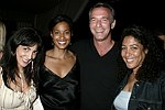 Daniella Rich, Eden Williams, David Shorr, and Julie Walker at the after party for the movie premiere of 'RIDING GIANTS' at the Southampton home of Andrew Rosen on 7-2-04<br>photo by Rob Rich copyright 2004  516-676-3939