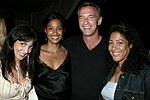 Daniella Rich, Eden Williams, David Shorr, and Julie Walker at the after party for the movie premiere of 'RIDING GIANTS' at the Southampton home of Andrew Rosen on 7-2-04<br>photo by Rob Rich copyright 2004  516-676-3939