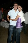 Fabian Basabe and Amanda Richman at the after party for the movie premiere of 'RIDING GIANTS' at the Southampton home of Andrew Rosen on 7-2-04<br>photo by Rob Rich copyright 2004  516-676-3939