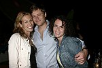 Michelle Gut, Josh Lobel , and Meredith Mensalt at the after party for the movie premiere of 'RIDING GIANTS' at the Southampton home of Andrew Rosen on 7-2-04<br>photo by Rob Rich copyright 2004  516-676-3939