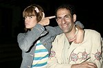 Elisabeth Kielstein-Cord and Steve Sands at the after party for the movie premiere of 'RIDING GIANTS' at the Southampton home of Andrew Rosen on 7-2-04<br>photo by Rob Rich copyright 2004  516-676-3939