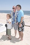 Charlie Rosen,Gregg Noll, and Jeff Clark  at the 'Riding Giants' beach party at the Watermill ocean front residence of Alex von Furstenberg on 7-3-04<br>photos by Rob Rich copyright 2004  516-676-3939