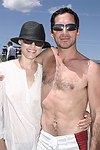 Gregg and Helen Demerjian  at the 'Riding Giants' beach party at the Watermill ocean front residence of Alex von Furstenberg on 7-3-04<br>photos by Rob Rich copyright 2004  516-676-3939
