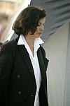 Bianca Jagger at the Shinnecock Reservation Pow Wow in Southampton on 9-6-04. photo by Rob Rich copyright 2004<br>516-676-3939<br>robwayne1@aol.com