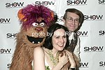 Trekkie Monster, Stephanie D'Abruzzo and Rick Lyon at the First Annual &quotShow People&quot Tony Awards Party<br>May 24, 2004 - Gotham Hall<br>New York City<br>photo by Rob Rich copyright 2004<br>516-676-3939<br>robwayne1@aol.com