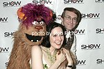 Trekkie Monster, Stephanie D'Abruzzo and Rick Lyon at the First Annual &quotShow People&quot Tony Awards Party<br>May 24, 2004 - Gotham Hall<br>New York City<br>photo by Rob Rich copyright 2004<br>516-676-3939<br>robwayne1@aol.com