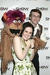 Trekkie Monster, Stephanie D'Abruzzo and Rick Lyon at the First Annual &quotShow People&quot Tony Awards Party<br>May 24, 2004 - Gotham Hall<br>New York City<br>photo by Rob Rich copyright 2004<br>516-676-3939<br>robwayne1@aol.com