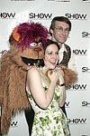 Trekkie Monster, Stephanie D'Abruzzo and Rick Lyon at the First Annual &quotShow People&quot Tony Awards Party<br>May 24, 2004 - Gotham Hall<br>New York City<br>photo by Rob Rich copyright 2004<br>516-676-3939<br>robwayne1@aol.com