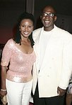 B. Smith and husband Dan Gasby at the Rush Philanthropic Arts Foundation 5th. Annual Hamptons Benefit at the Easthampton residence of Russell and Kimora Lee Simmons  on July 24, 2004 in Easthampton, N.Y.   (Photo by Rob Rich/Everett Collection)